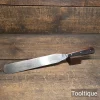 Vintage 9” English Artist’s Rosewood Handled Palette Knife - Refurbished