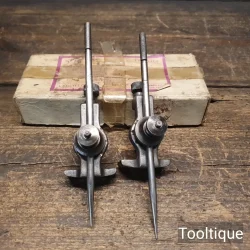Vintage Boxed Pair of Clico England Trammel Points - Refurbished For Use
