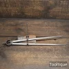 Vintage 14” Moore & Wright Spring Silver Steel Dividers - Refurbished