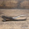 Scarce Antique J. Dixon Cobblers Leatherworking Bulldog Style Lasting Pliers