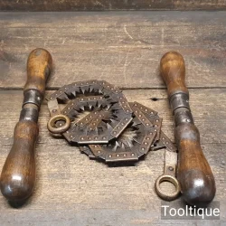 Vintage Francis Wood & Sons WW2 Trench Saw Stamped 1944 Broad Arrow