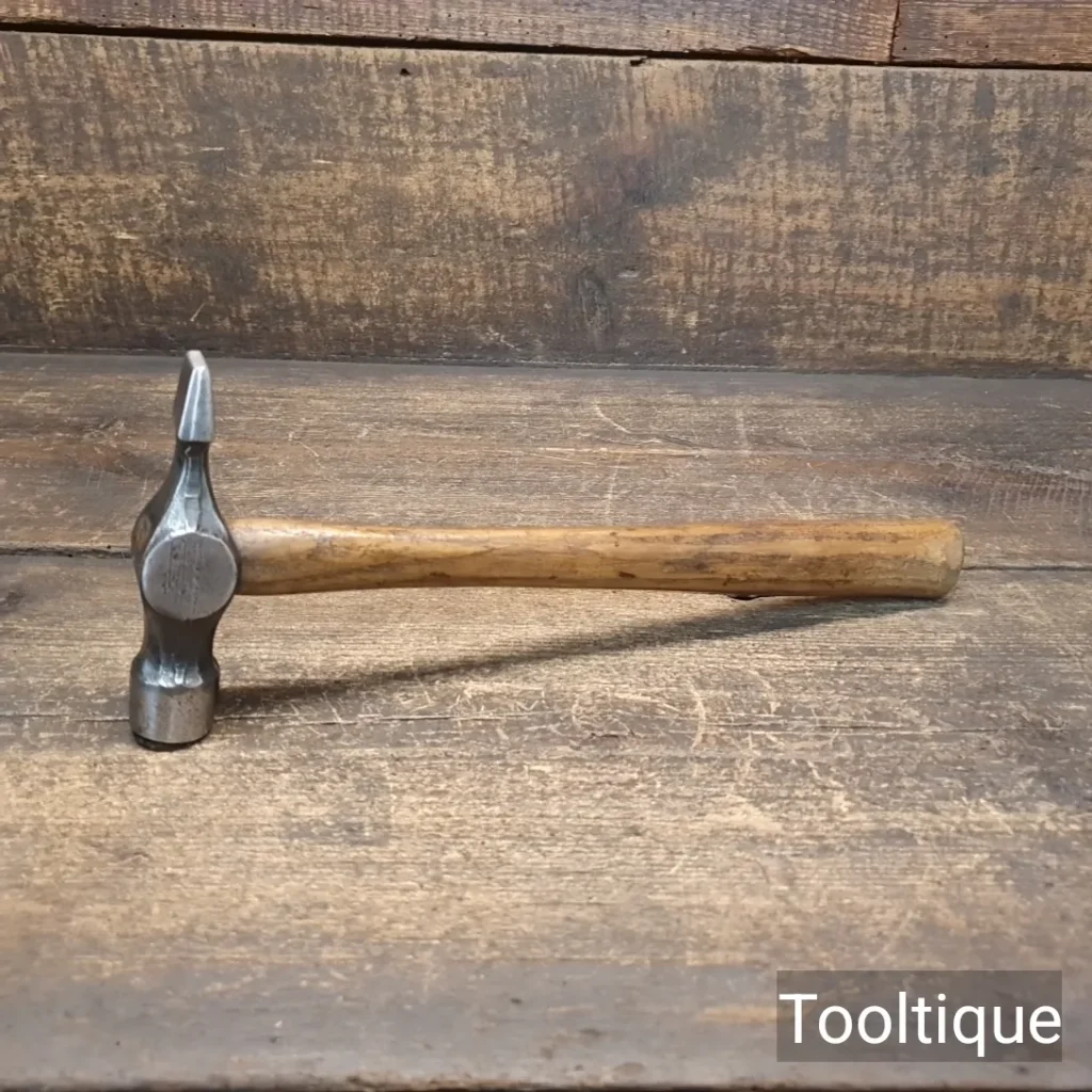 Vintage Stanley England 8oz Joiners Cross Pein Hammer - Fully Refurbished