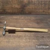 Vintage William Whitehouse Atlas Forge Joiners Cross Pein Pin Hammer - Refurbished