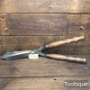Vintage Gardeners Cast Steel Hedging Shears - Fully Refurbished