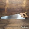 Vintage 26” Tyzack Turner Nonpareil Cross Cut Hand Saw 6 Tpi - Sharpened Refurbished