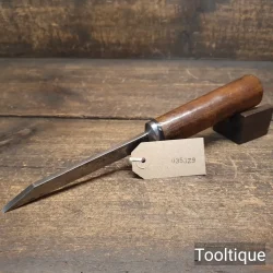 Antique ¼” James Howarth Carpenters Pigsticker Mortice Chisel - Refurbished