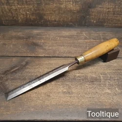 Vintage 1” Marples & Sons Long Series Bevel Edge Paring Chisel - Refurbished