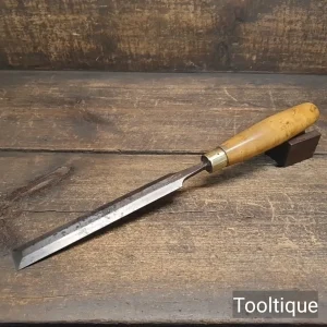 Vintage 1” Marples & Sons Long Series Bevel Edge Paring Chisel - Refurbished