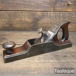 Antique Patternmakers Cast Steel Mahogany Infill Panel Plane - Fully Refurbished
