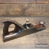 Antique Patternmakers Cast Steel Mahogany Infill Panel Plane - Fully Refurbished