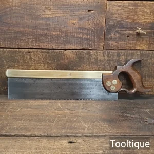 Very Rare Antique 19th C Firmer & Mason of Guildford 14” Brass Back Bench Saw Very Rare Antique 19th C Firmer & Mason of Guildford 14” Brass Back Bench Saw