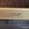 Very Rare Antique 19th C Firmer & Mason of Guildford 14” Brass Back Bench Saw