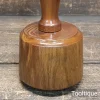 Bespoke Hand Wood-Turned Reclaimed Old Lignum Vitae Mallet - Yew Handle