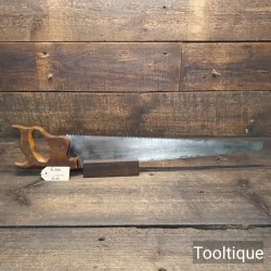 Vintage 20” Burnt Tree Works Sheffield Pruning Saw 6 Tpi - Sharpened Refurbished