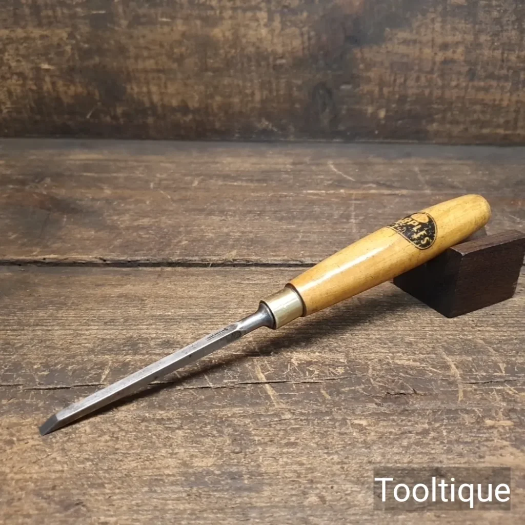 Vintage 3/16” Marples & Sons Carpenters Firmer Chisel - Fully Refurbished