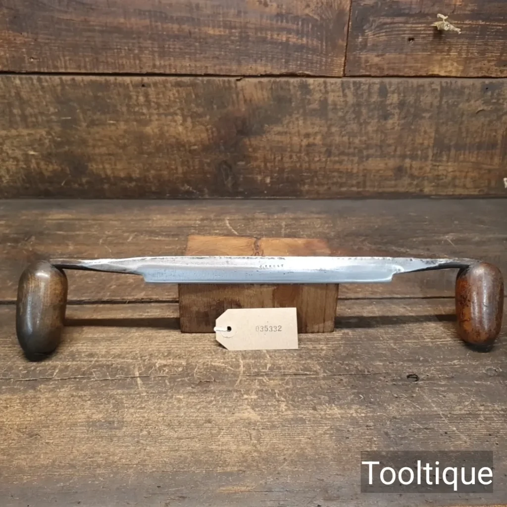 Vintage J. Frost Norwich Carpenters 8” Drawknife - Refurbished Ready To Use
