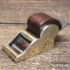 Small Antique 2 ¾” Brass Chariot Plane Ward & Payne Iron - Refurbished