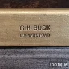 Scarce Antique c1855-66 George Henry Buck 14” Brass Back Bench Hand Saw - Sharpened