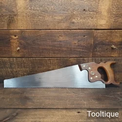 Vintage 1960’s Spear & Jackson No: 88 Cross Cut Hand Saw 7 Tpi - Sharpened