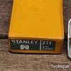 Near Mint Vintage Boxed Stanley England No: 271 Router Plane - Little Used