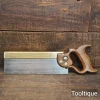 Vintage 10” Tyzack Turner Brass Back Tenon Saw 15 TPI - Fully Refurbished