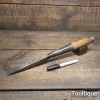 Vintage 20mm Henry Rossell Timber Framing Socket Mortice Chisel - Refurbished