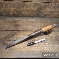Vintage 20mm Henry Rossell Timber Framing Socket Mortice Chisel - Refurbished