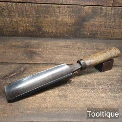 Large Vintage 2” Slack Sellars Heavy Duty Forged Steel Gouge Chisel - Sharpened