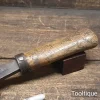 Large Vintage 2” Slack Sellars Heavy Duty Forged Steel Gouge Chisel - Sharpened