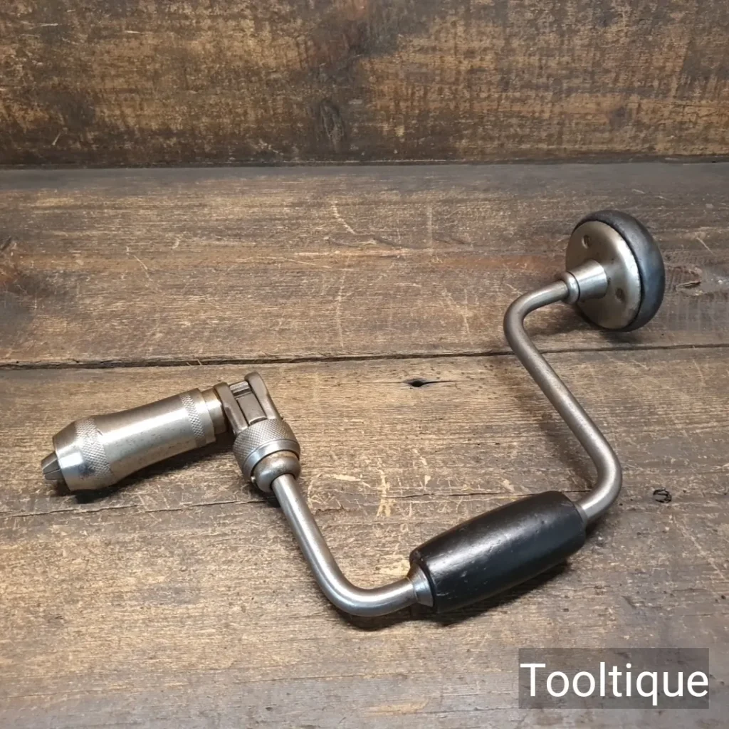 Antique Millers Falls Co. USA No: 1710 Carpenters Ratchet Brace - Refurbished