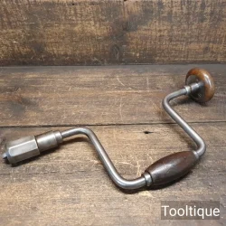 Vintage Macrome Brace Beechwood Handles 11” Swing - Refurbished