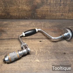 Vintage Stanley No: 73 Carpenters Ratchet Brace 10” Swing - Refurbished