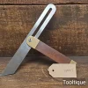 Vintage Marples Mahogany & Brass Carpenters 9” Sliding Bevel - Good Condition