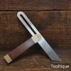 Vintage Marples Mahogany & Brass Carpenters 9” Sliding Bevel - Good Condition