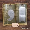 Vintage 2 No: Marples Sheffield Shaped Cabinet Scrapers - Unused Condition