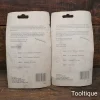 Vintage 2 No: Marples Sheffield Shaped Cabinet Scrapers - Unused Condition