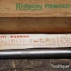 Vintage Boxed 7/8”- 3” Ridgeway No: 1914 Expansion Bit with Two Wood Cutters