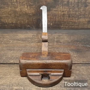 Antique OWT Old Woman’s Tooth Beech Router Plane Brass Sole - Refurbished Antique OWT Old Woman’s Tooth Beech Router Plane Brass Sole - Refurbished