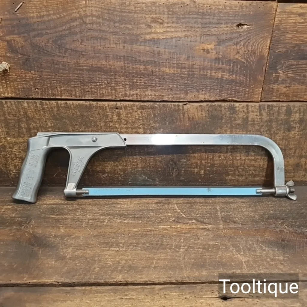 Vintage Eclipse No: 40 PC Hacksaw Solid Steel Bracing Bar - Fully Refurbished
