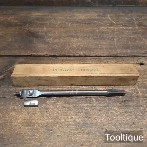 Vintage Boxed ½”- 1 ½” Ridgeway No: 1915 Expansion Bit with Two Wood Cutters Vintage Boxed ½”- 1 ½” Ridgeway No: 1915 Expansion Bit with Two Wood Cutters