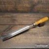 Vintage 1 3/8” Marples Patternmakers Long Series Gouge Chisel - Refurbished