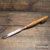 Vintage Marples & Sons ¾” Woodturning Flat Scraper Chisel - Refurbished