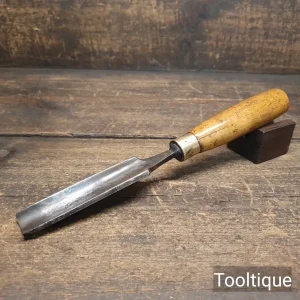 Vintage 7/8” Carpenters Forged Steel Gouge Chisel - Refurbished