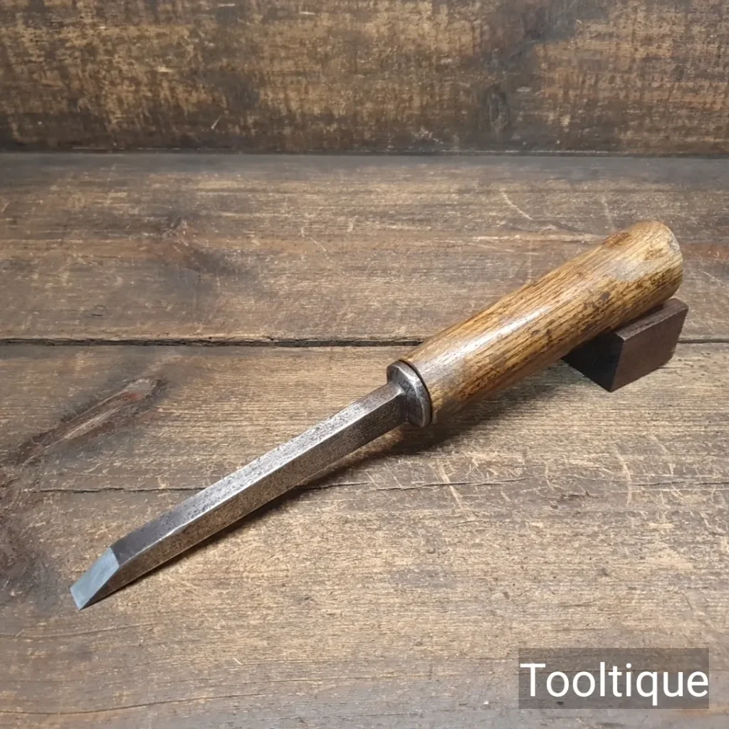 Antique Late 18th C John Green 7/16” Pigsticker Mortice Chisel - Refurbished