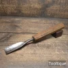 Large Antique 1 ¼” Woodcarving Gouge Chisel - Refurbished Ready To Use