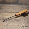 Vintage 3/16” Woodcarving Spoon Gouge Chisel - Sharpened Ready To Use
