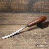 Vintage 3/8” S.J Addis No: 13 Sweep Woodcarving Curved Stem Gouge Chisel - Sharpened