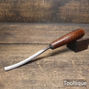 Vintage 3/8” S.J Addis No: 13 Sweep Woodcarving Curved Stem Gouge Chisel - Sharpened