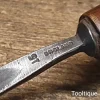 Vintage 3/8” S.J Addis No: 13 Sweep Woodcarving Curved Stem Gouge Chisel - Sharpened