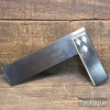 Antique 7 ½” Carpenters Rosewood & Brass Square - Refurbished Ready To Use
